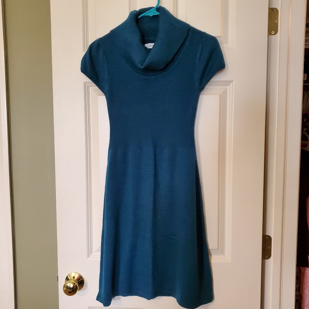 Calvin Klein Cowl Neck Sweater Dress Small
